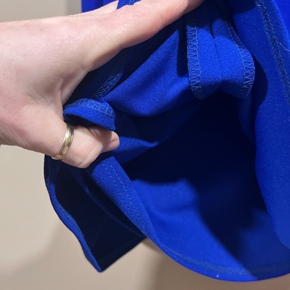 B. DARLIN Royal Blue Formal Sleeveless Cutout Mini Skater Dress Size 5/6 Hoco - Picture 8 of 8